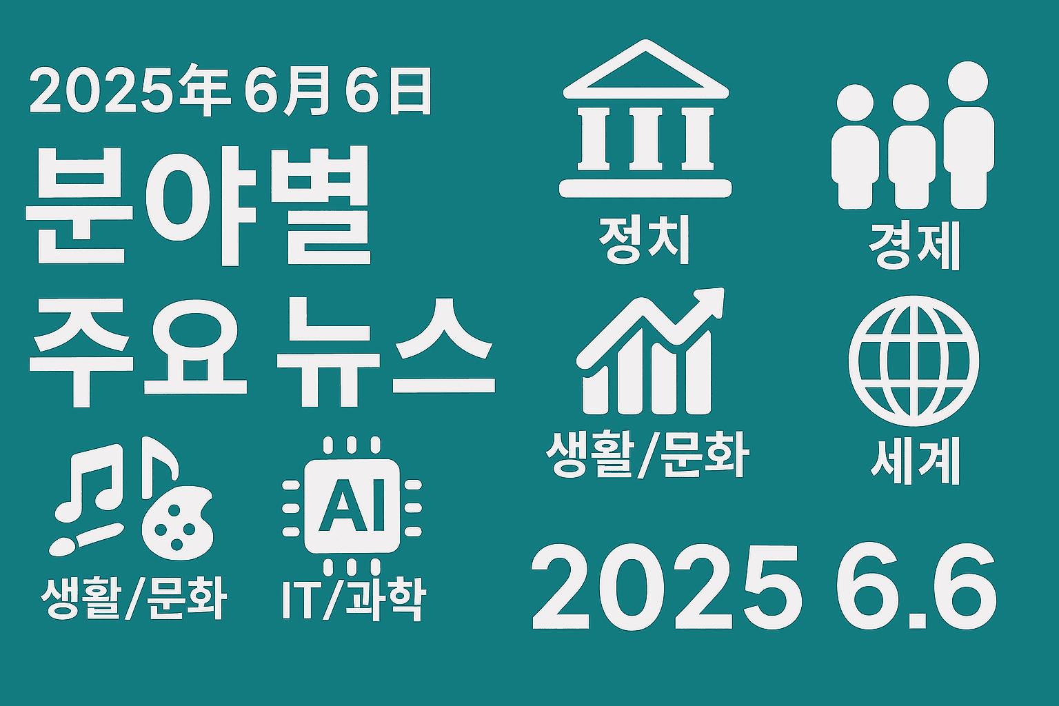 20250606 오늘의 아무지식🔥